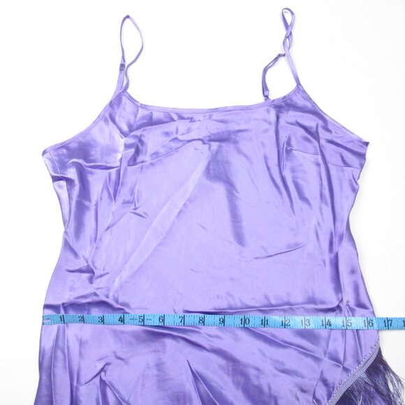 Delfi Collective Cristina Asymmetrical Fringe Dress Lavender Purple - Large - Picture 8 of 10